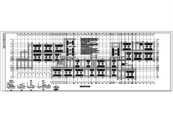三层砖混结构幼儿园加固CAD施工图（11张）-图二