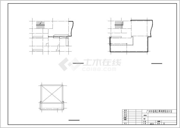 某地区出租自住混合楼建筑方案设计施工CAD图纸-图二