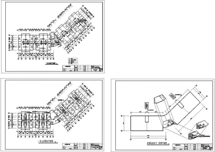 7层V型西南医院单干楼及车库全套电气设计施工图_图1