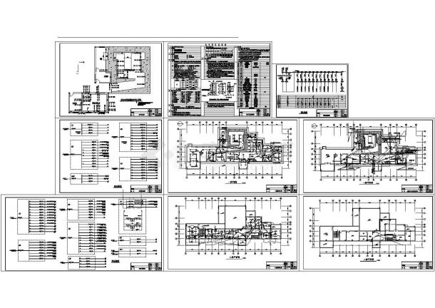 2层医院机房综合楼全套电气设计施工图-图一