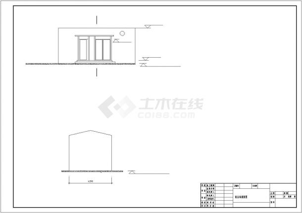 天津某医院污水处理工程全套图纸CAD设计施工图纸-图一