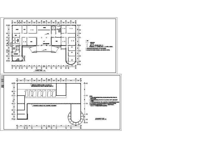六层医院全套电气平面设计CAD图_图1