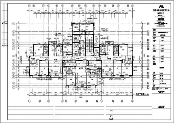 33层剪力墙结构高层住宅建筑施工图2016-图二