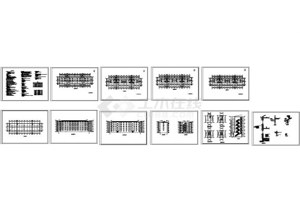 4118平五层框架结构住宅楼全套毕业设计图（含任务书，计算书，建筑图，结构图）-图一