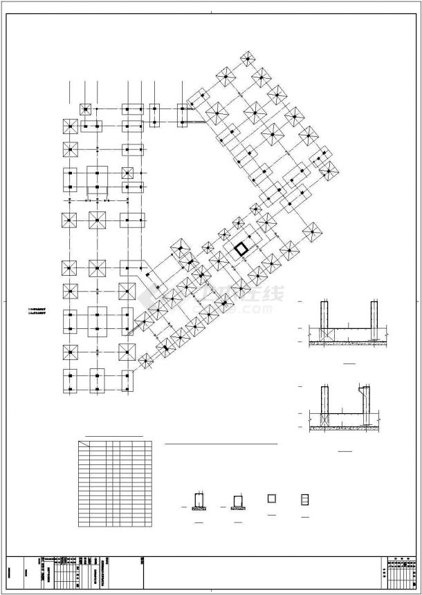 杭州某三层幼儿园建筑与结构设计施工图-图二