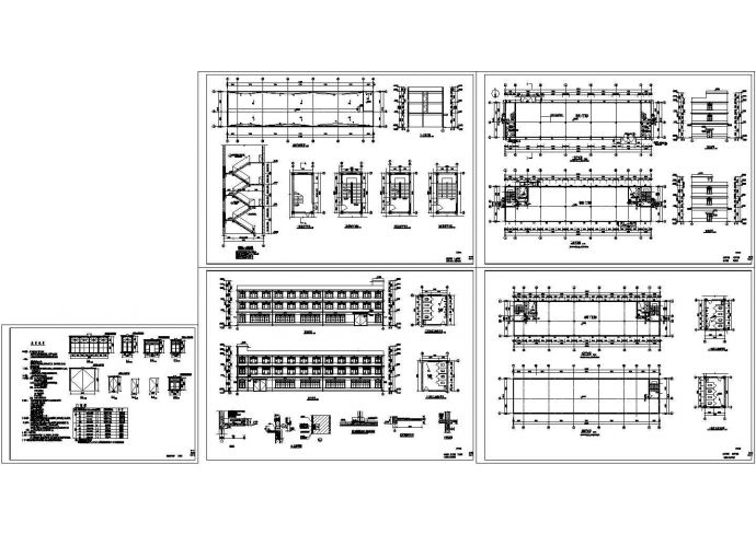 某4层1446平米瑞泰车间建施设计图纸_图1