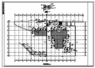 某市五层带地下一层综合性商场空调通风排烟系统设计cad图纸-图二