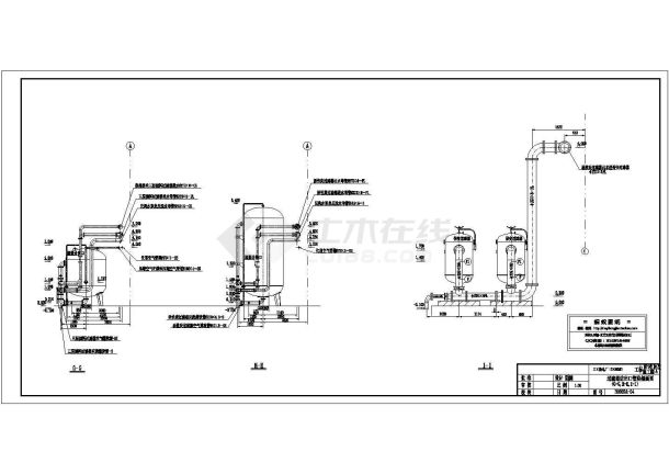 某地区发电企业锅炉水处理系统整套总CAD图-图一