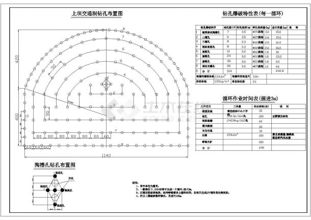 导流隧洞施工措施 图纸-图一