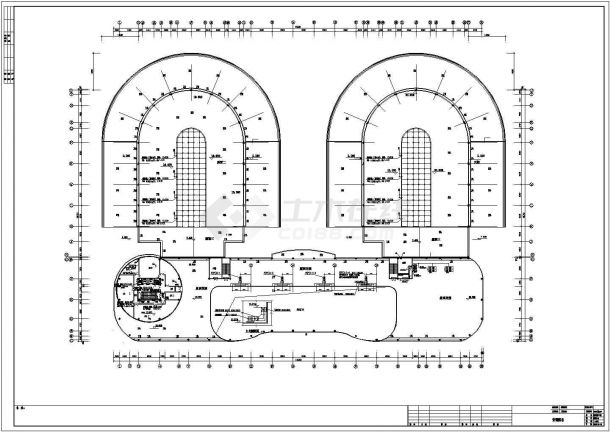 某客运站空调配电设计 包含着 二层空调平面图-图二