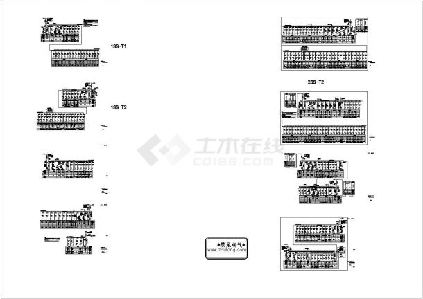 某高科技产业基地电气施工图-图一