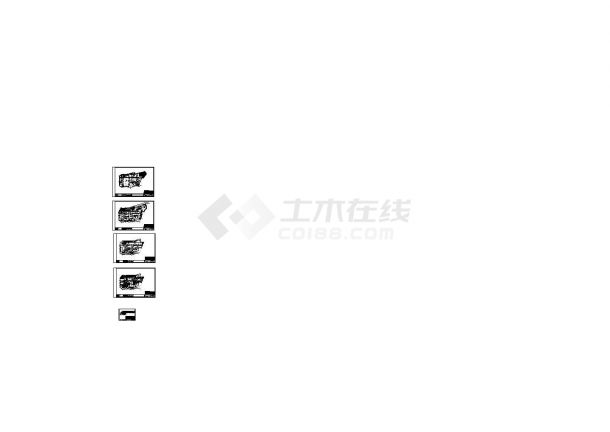[重庆]三层规划展览馆电气施工cad图，共二十九张-图一