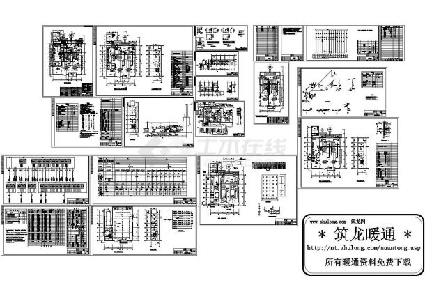 药厂锅炉房施工图CAD设计-图一