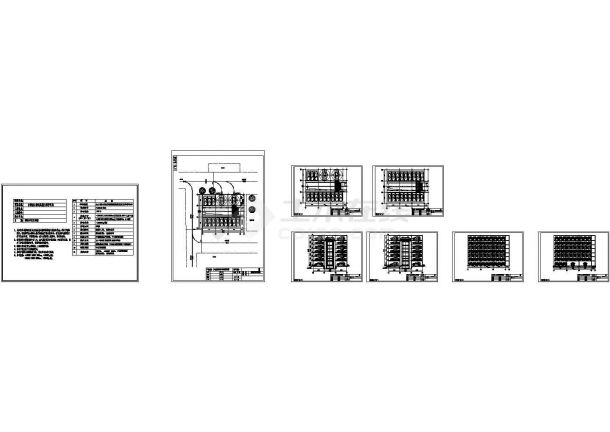 某全自动机械立体停车库设计CAD全套施工图（含设计说明）-图一