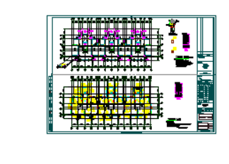 2020建筑消防火新规后户型图设计cad（ 一梯两户三单元-两房两厅一卫- 梯北侧。一字型。11F 底部带架空层）-图二