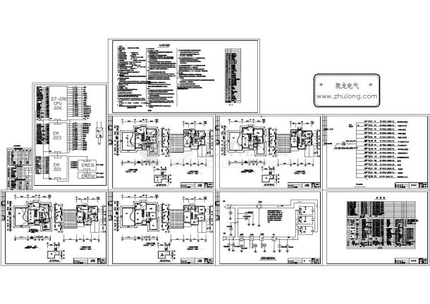 上海某两层别墅全套电气施工图设计-图一