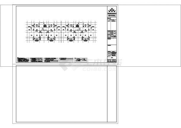 2020建筑消防火新规后户型图设计cad（ 一梯两户-三房两厅一卫-标准层440平米 梯北侧。一字型。11F）-图二
