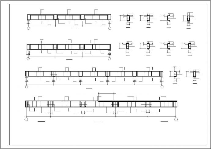 云海花园幼儿园钢结构CAD施工图纸_图1
