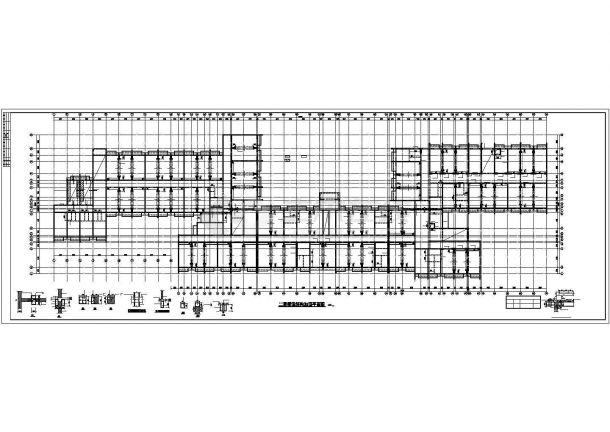[上海]三层砖混结构幼儿园加固施工CAD图-图一
