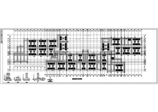 [上海]三层砖混结构幼儿园加固施工CAD图-图二