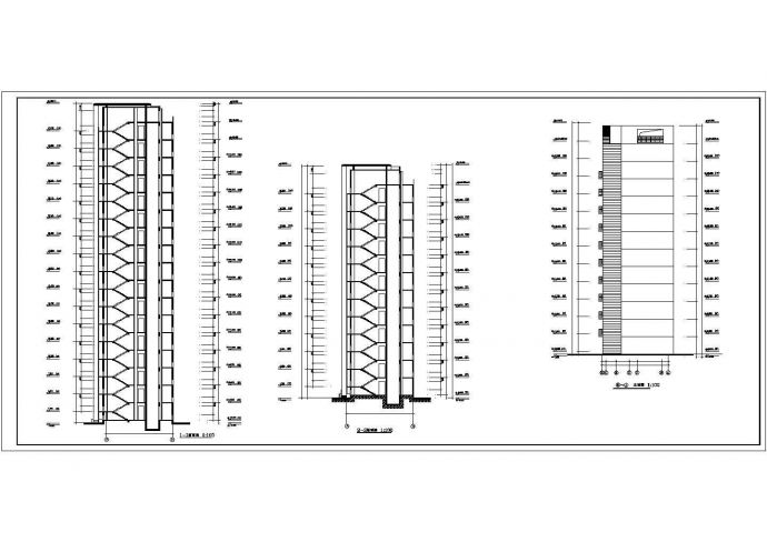 某著名经典框架结构高层住宅设计CAD全套施工图（含施工说明）_图1