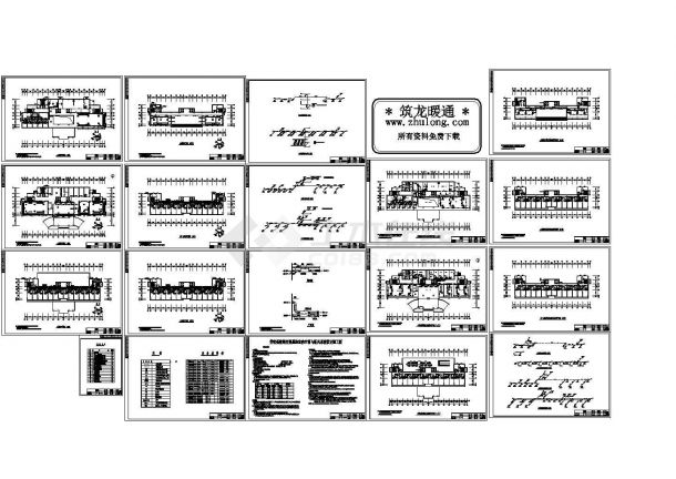 某劳动保障局空调及新风系统图设计-图一