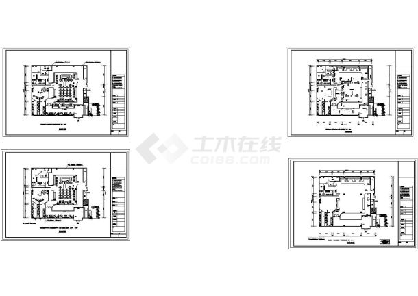 [云南]某地商业办公楼空调通风及防排烟系统设计cad施工图-图一