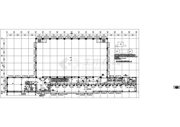 [湖南]商业综合体建筑空调通风防排烟系统cad设计施工图（建筑形式多 含人防设计）-图一