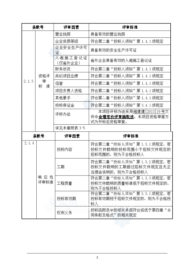 湖南2013年建筑工程评标管理办法-图二