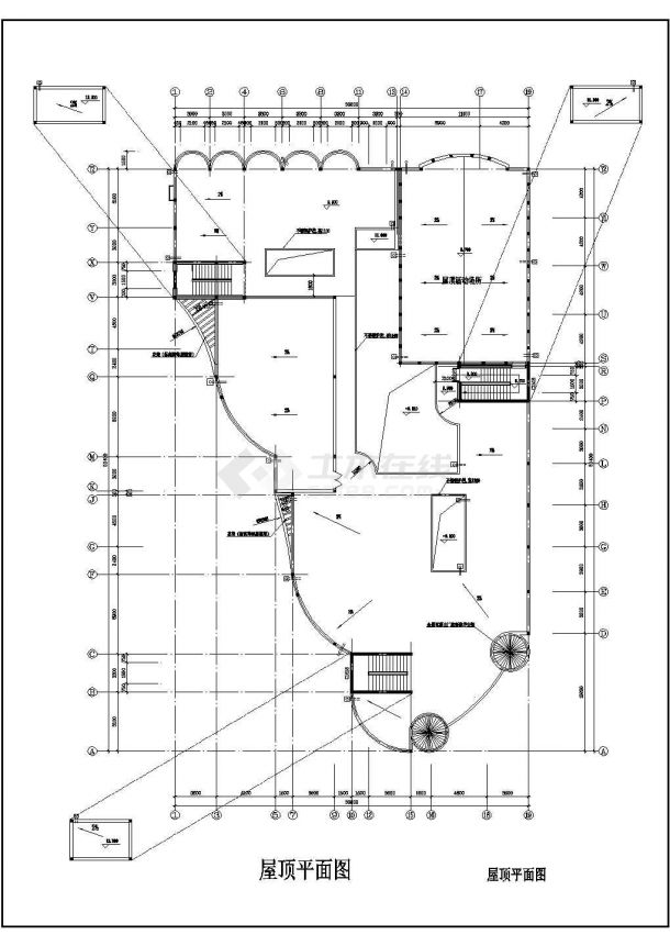 6班3层小区幼儿园全套建筑设计施工图-图一