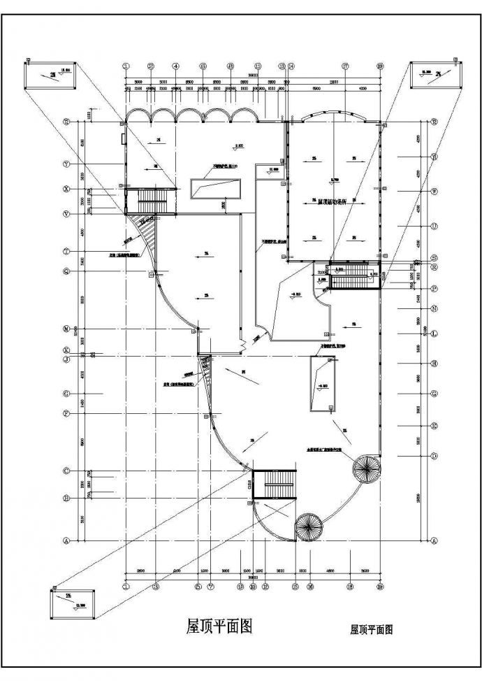 6班3层小区幼儿园全套建筑设计施工图_图1