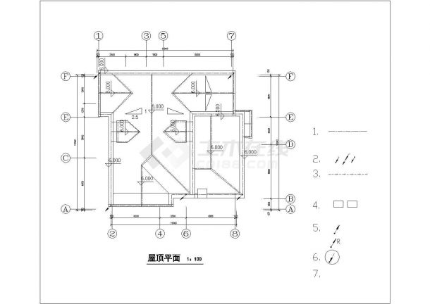 广州某村镇某3层框混结构乡村别墅电气系统设计CAD图纸-图一