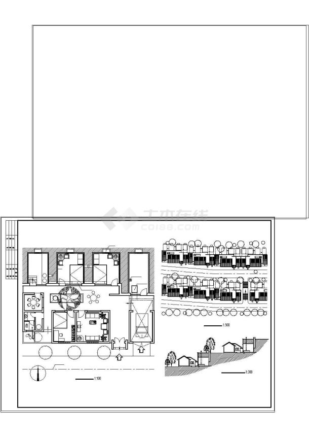 [农村]小康生活住宅建筑设计全套施工图纸-图二
