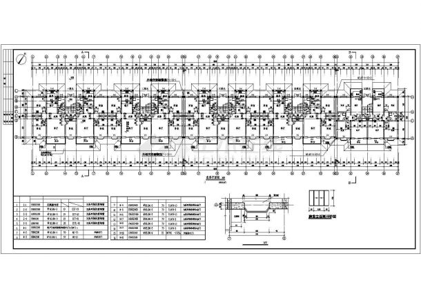 多层住宅楼建筑施工cad图纸（含设计说明）-图二