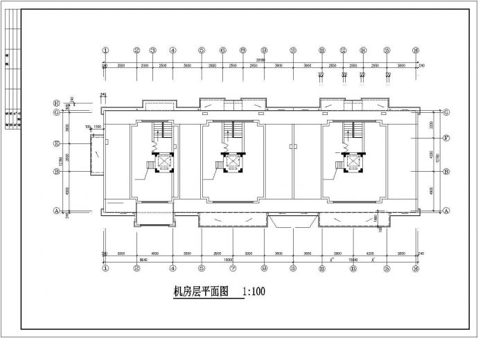 杭州市拱墅区某高档居住区7层住宅楼电气系统设计CAD图纸_图1