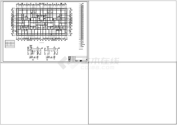 某30层纯剪力墙结构高层住宅建筑设计cad图纸-图二