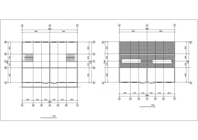 占地180平米3层混合结构独栋乡村别墅平立剖面设计CAD图纸（含阁楼）_图1