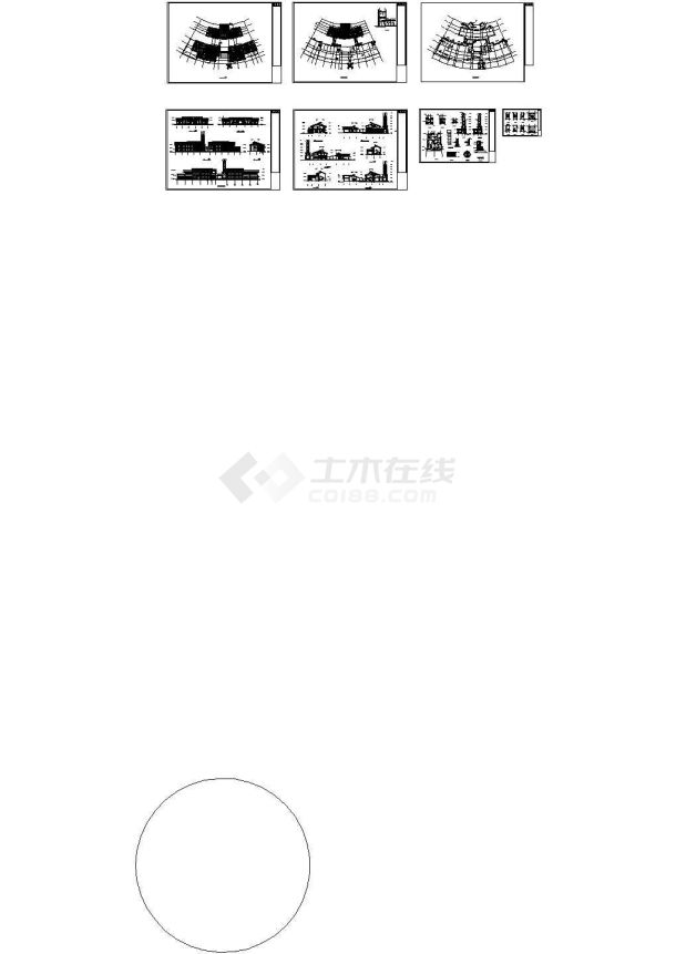 某半岛会所A栋建筑施工图纸-图一