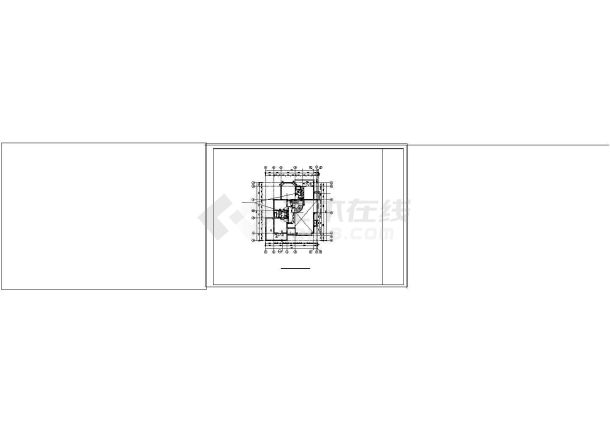 某地区独栋多层别墅cad建筑施工图纸-图二