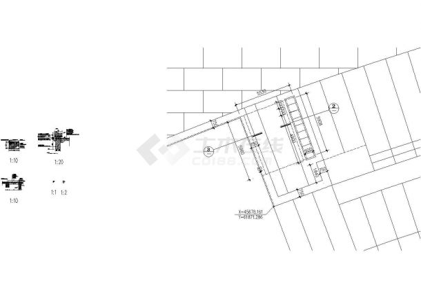 某地金鸡家园全套建筑施工设计cad图纸（含效果图，设计说明）-图二