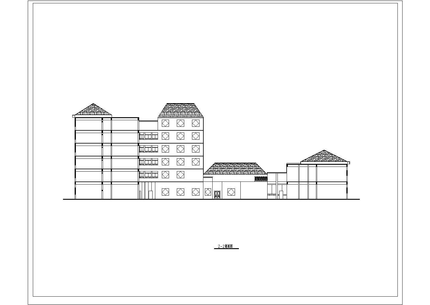 某旅馆大楼CAD设计方案建筑施工图