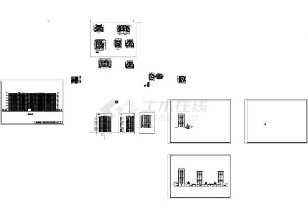 南京某地郭府园全套建筑施工设计cad图纸（含户型图）-图一