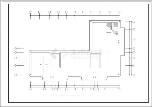 某地区安置楼建筑设计cad图纸-图一