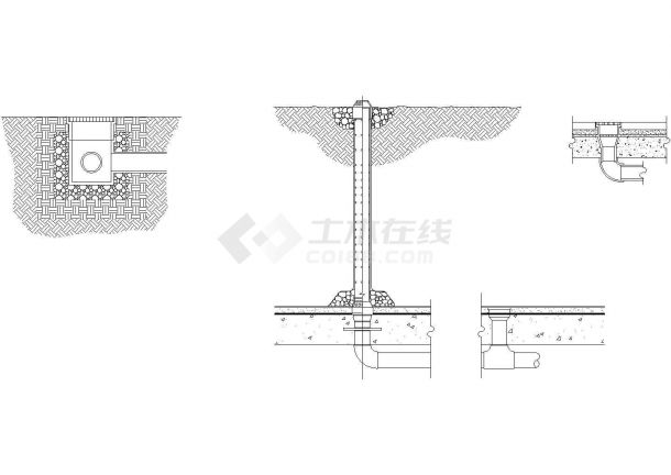欧式风格别墅楼全套施工设计cad图纸（含平面布置图，大样图）-图二
