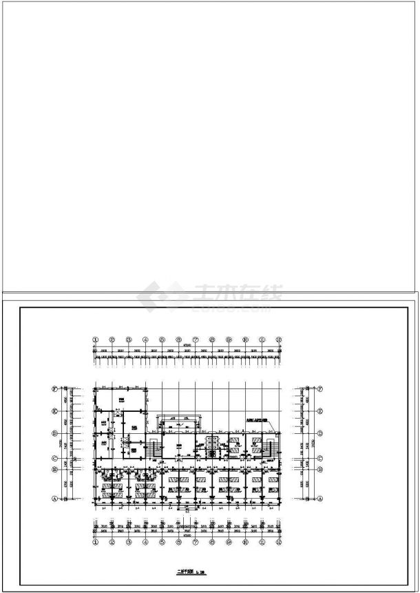 北京养老院CAD设计建筑施工图纸-图二
