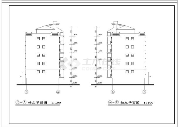 某现代独立住宅建筑详细方案设计施工CAD图纸（含设计说明）-图一