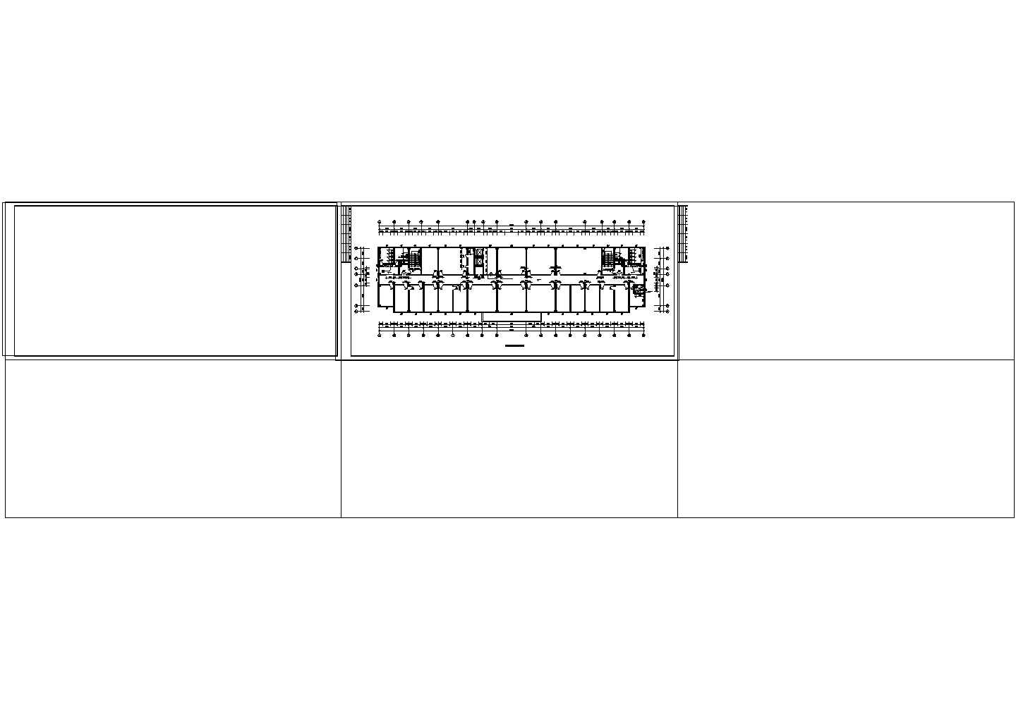办公楼设计_某地大型独栋办公楼建筑施工设计cad图纸