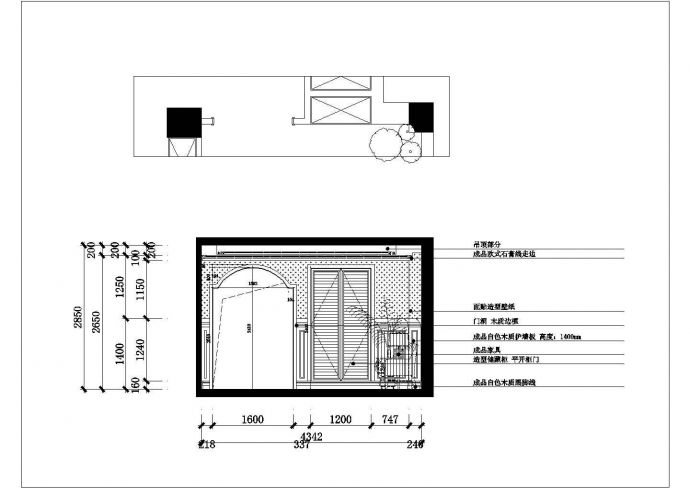 某住宅别墅CAD完整节点设计图纸_图1