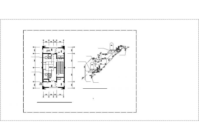 办公楼设计_河南某二十四层高层办公楼给排水详细设计cad施工图_图1