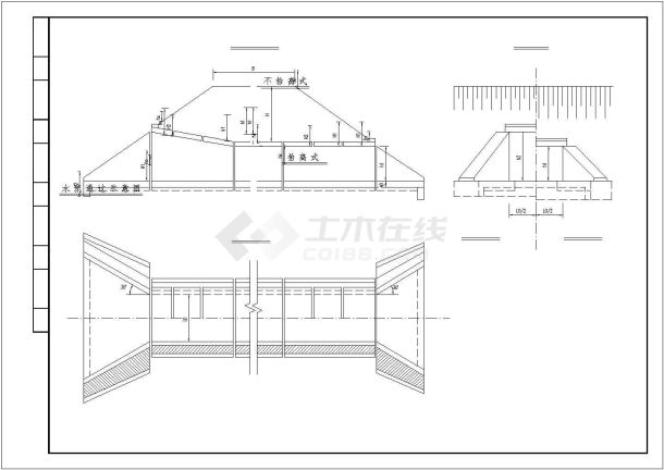 【最新】某隧洞标准结构设计CAD图纸-图二